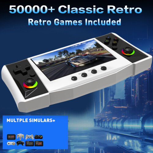 Lightweight Retro Handheld Game Console Build-in 4000mAh Battery Open Source Orange 2