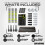 winmau WINMAU - Professional Player - Michael Van Gerwen MvG Gift Set - 18g 2