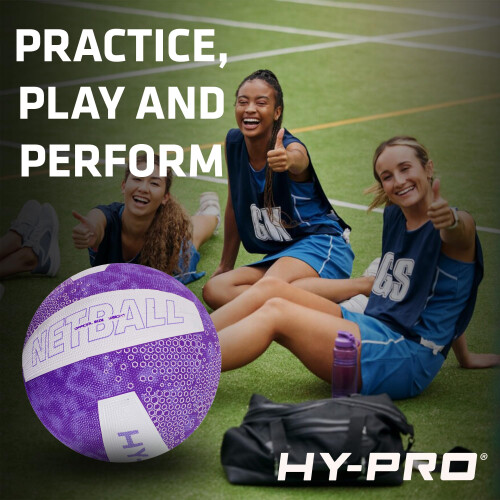 Hy-Pro Nova Netball Size 5 – with Enhanced Grip & Stylish Design, 2