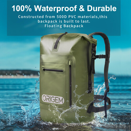 Origem Waterproof Backpack, 35L/55L/85L Rolltop Backpack, Waterproof, 1