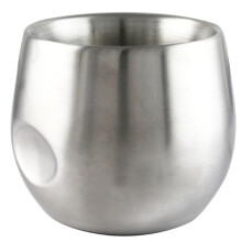 Kaffeebecher, Espressotasse, Doppelwandige, Dicke Edelstahlbecher für 200 Ml, Küchenaccessoires
