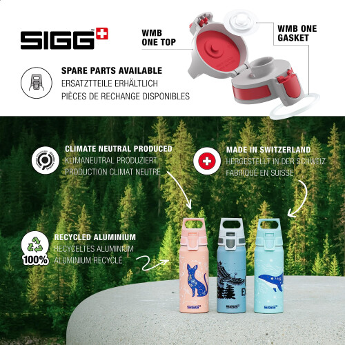 Sigg Sigg - Aluminium drinking bottle for children - WMB ONE Batman stand 2