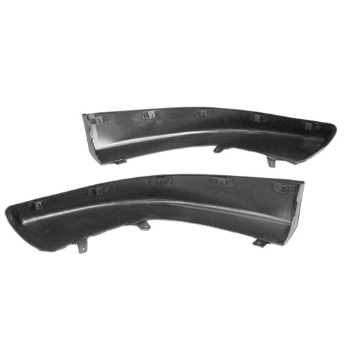 2Pcs Auto Front Stoßstange Splitter Lip Spoiler Body Kit Diffusor Protector Schwarz für  Lancer 2008-2015 2