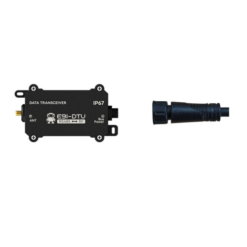 LoRa Wireless Data Transmitter 410-493 MHz Modbus AT+HEX Dual-Instruction RS485 IP67 Waterproof
