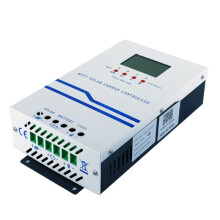 60A MPPT Solar Charger Controller with Fan Cooling 12V 24V 36V 48V Regulator for Lithium LiFePo4 Lead-Acid, Batteries