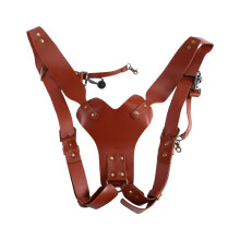 Y Type DualStrap Adjustable Camera Shoulder Belt Portable Shoulder Harness for DSLR Mirrorless SLR Cameras