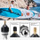 yuejuhe SUP Pump Adaptor Converter, Paddle Board Pump Adaptor with 4 4