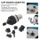 yuejuhe SUP Pump Adaptor Converter, Paddle Board Pump Adaptor with 4 5