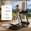Folding Treadmill with 16% Incline, 4-in-1 Foldable Treadmill 12KM/H 5