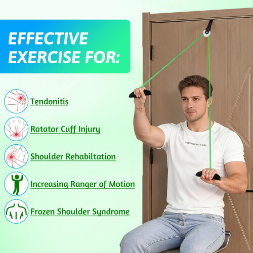 Audasi Shoulder Pulley, Shoulder Exercise Pulley Multi Use Pulleys 1