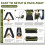 MARCHWAY Lightweight Folding High Back Camping Chair with Head 5
