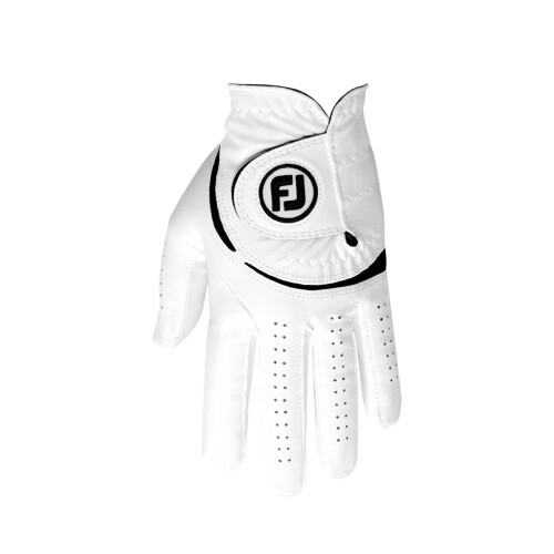 Footjoy FootJoy WeatherSof Men's Golf Glove, White/Black, Left Hand (for 1
