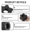 LICQIC Dumbbell Spinlock Collars, Barbell Bar Hexagon Nuts, Spinlock 3