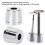 Safety  Stand/Base Aluminum Alloy Regular  Holder ( Not Included) Silver 6
