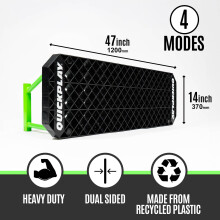 QuickPlay Replay Station XL Football Rebounder Board - 4-in-1 Passing