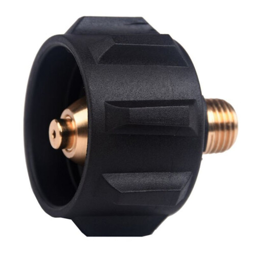 QCC1 Propan Adapter Gasregelventil Fitting mit Mutter und 1/4 Zoll AußEngewinde 1