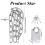 HexinYigjly 304 Stainless Steel Security Chain With Padlock - 5mm x 1 2