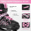 ERNAN Inline Skates,Adjustable Light up Kids Inline Skates, for Boys 4