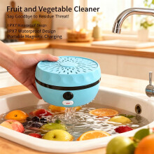 Automatic Fruit Vegetable Washing Machine Purifiers Rechargeable Washing Device 2