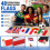 48 Nations World Cup Hand Held Flags on Sticks, Double Sided 6
