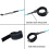Surfboard Leash,Straight Rope Single Turn Surf Leash for 3