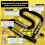 KOHLBURG 200cm Security Chain Lock – Lock with 8.3 mm Strong 6