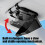 Fast Attachments Glasses Organizers Holder for Car Sunvisor User Friendly Design White 6