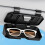 Fast Attachments Glasses Organizers Holder for Car Sunvisor User Friendly Design White 7