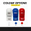 CIMAC Competition Karate Mitts with Thumb - Senior, Red - Protects 5