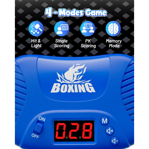 Interactive Punching Bag for Kids, Boxing Bag with Music & Light 2