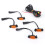 Bright 4pcs 12V LED Grille Light Tacoma Yellow 1