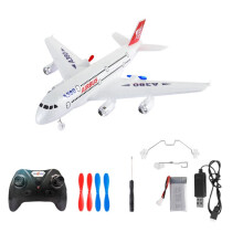 Airbus A380 RC Airplane 2.4G Remote Control Toy Fixed Wing Plane Gyro Outdoor Aircraft Model Birthday Gift for Kids