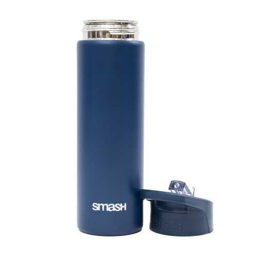 Smash Smash Drink Flasks, Stainless Steel, Navy, 750 2