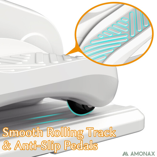 Amonax Electric Pedal Exerciser, Seated Elliptical Machine Cardio 2