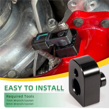 MAP-Sensor mit Distanzstück-Kit für  F-250 F-350 Super Duty 6.7L Saugrohrdrucksensor BC3Z-9F479-A BC3Z-9F479-B