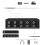 RCAs 3.5mm Metal Audiophiles Input Selectors Box Double Interfaces For Live 4 channels 9