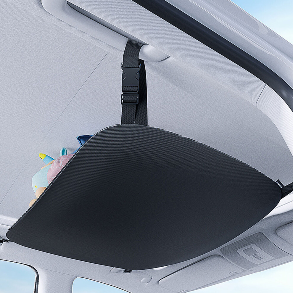 Spacious Double Layer Car Roof Storage Cargo Net Bag Prevents Item Falling 7754004737846