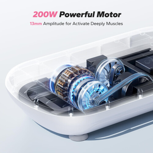 MERACH Powerful Vibration Plate Exercise Machine for Weight Loss and 1