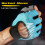 flintronic Gym Gloves, Breathable Training Gloves with Microfiber 4