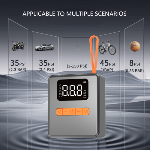 Rapid Inflation Device Includes Digital Monitor ABS for Bikes Car Motorcycle 1