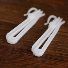 400PCS Plastic Curtain Hanging Hooks Stereo Window White Plastic Adjustable Height Curtain Accessories9cm