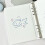 Refillable Notebook With 6 Rings PU Binder Covers for Daily Writing Note whale lacunae 8