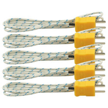 5PCS 1M Wire Measuring Temperature K Type Thermocouple Sensor Digital Probe Tester
