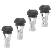 4pc Universal Aluminium Alloy Tyre Valve Caps