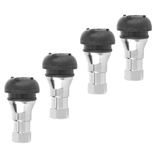 4pc Universal Aluminium Alloy Tyre Valve Caps