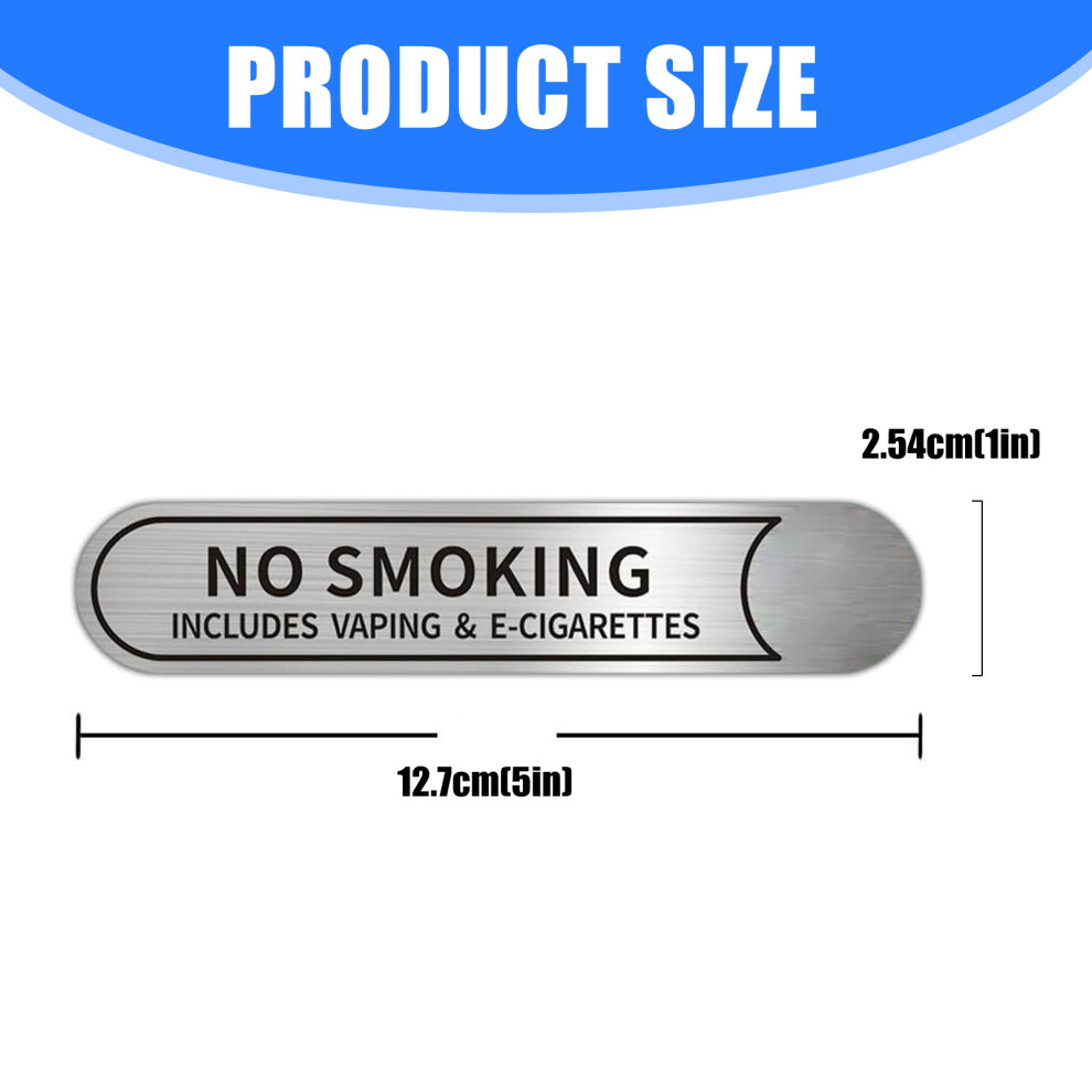 20Pcs No Smokings Decals For Car Offices Pvc Label Strong Adhesive Backing 7754004761421
