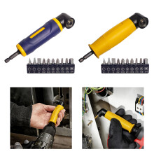 Quick Install Angles Converters 90degree Drill Adapter for Furniture Assembly Blue
