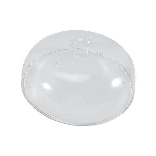 Tampa de Vidro Borossilicato Antirrespingos para Micro-Ondas, para Alimentos, Tampa de Micro-Ondas Sem Plástico e Atóxica (10 Polegadas) 1