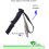 2 X Hikehobby Antishock With Handle Trekking Walking Hiking Stick 4