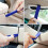 12Pcs Car Interior Panel Removal Installation Tools Ergonomic Auto Trim Pry Orange blue 11
